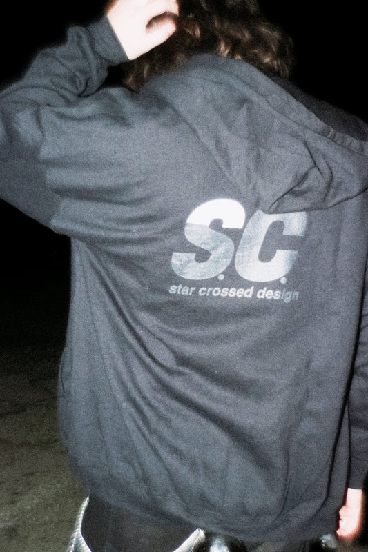 Black S.C. Sport Zip up